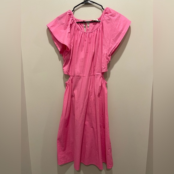 a.n.a Dresses & Skirts - SALE! A.n.a pink cut out midi dress small